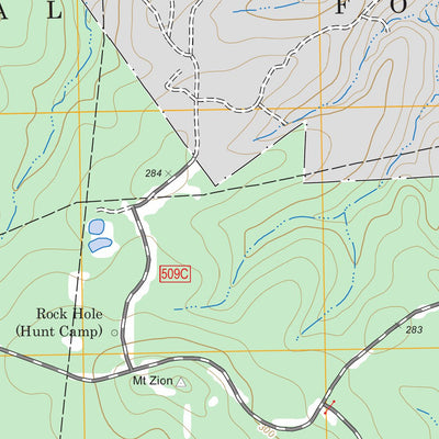 US Forest Service - Topo Apple Springs, TX FSTopo Legacy digital map