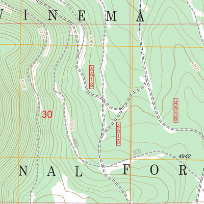 US Forest Service - Topo Applegate Butte, OR FSTopo Legacy digital map