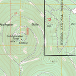 US Forest Service - Topo Applegate Butte, OR FSTopo Legacy digital map
