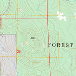 US Forest Service - Topo Aragon, NM FSTopo Legacy digital map