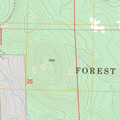 US Forest Service - Topo Aragon, NM FSTopo Legacy digital map