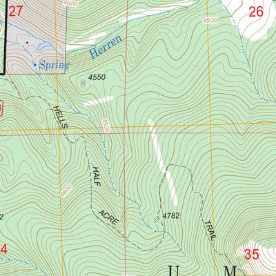 US Forest Service - Topo Arbuckle Mountain, OR FSTopo Legacy digital map