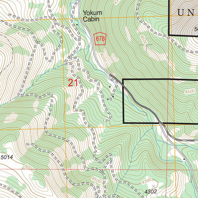 US Forest Service - Topo Arbuckle Mountain, OR FSTopo Legacy digital map