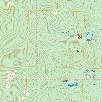 US Forest Service - Topo Arch Canyon, NV FSTopo Legacy digital map