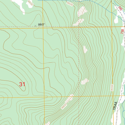 US Forest Service - Topo Archuleta Creek, CO FSTopo Legacy digital map