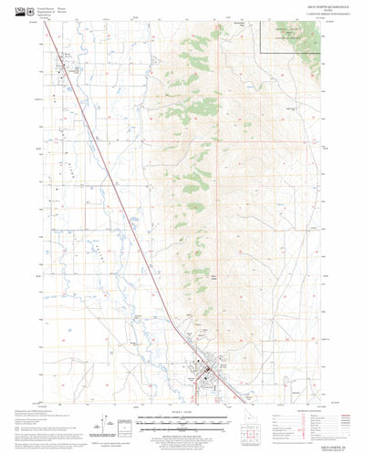 US Forest Service - Topo Arco North, ID FSTopo Legacy digital map
