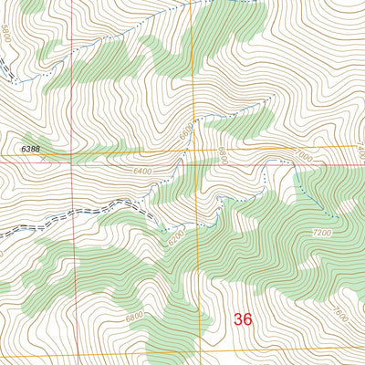 US Forest Service - Topo Arco North, ID FSTopo Legacy digital map