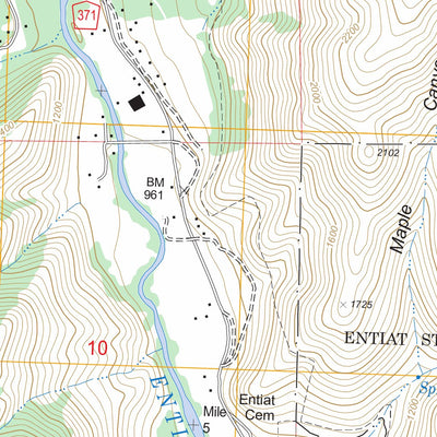 US Forest Service - Topo Ardenvoir, WA FSTopo Legacy digital map