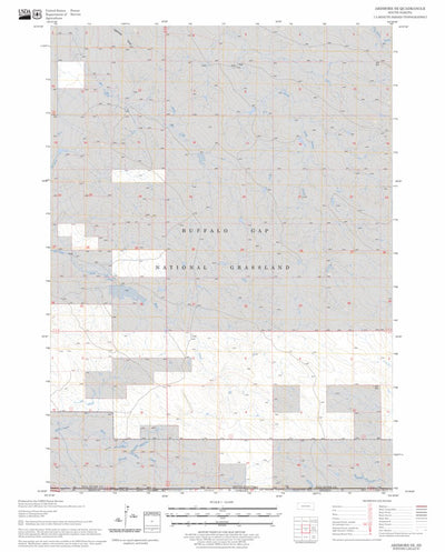 US Forest Service - Topo Ardmore SE, SD FSTopo Legacy digital map