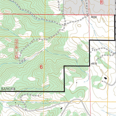 US Forest Service - Topo Argyle, SD FSTopo Legacy digital map