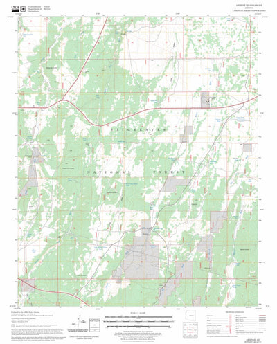 US Forest Service - Topo Aripine, AZ FSTopo Legacy digital map