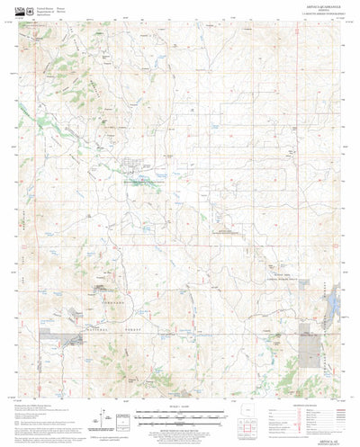 US Forest Service - Topo Arivaca, AZ FSTopo Legacy digital map