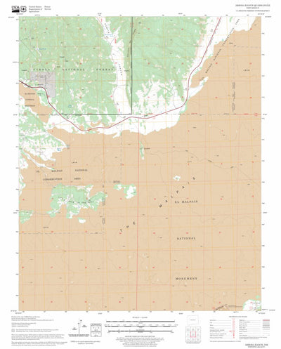 US Forest Service - Topo Arrosa Ranch, NM FSTopo Legacy digital map