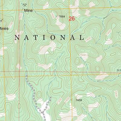 US Forest Service - Topo Arrosa Ranch, NM FSTopo Legacy digital map