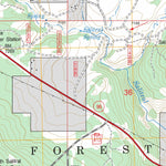 US Forest Service - Topo Arroyo Del Agua, NM FSTopo Legacy digital map