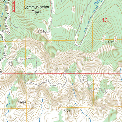 US Forest Service - Topo Arroyo Del Agua, NM FSTopo Legacy digital map