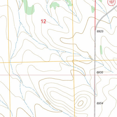 US Forest Service - Topo Arroyo Landavaso, NM FSTopo Legacy digital map