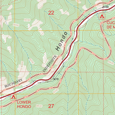 US Forest Service - Topo Arroyo Seco, NM FSTopo Legacy digital map