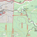 US Forest Service - Topo Ascension Mountain, CA FSTopo Legacy digital map
