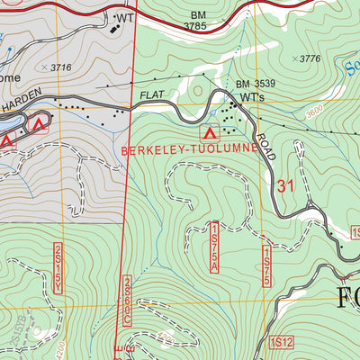 US Forest Service - Topo Ascension Mountain, CA FSTopo Legacy digital map