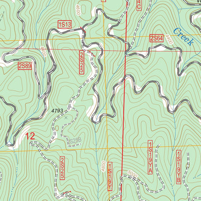 US Forest Service - Topo Ascension Mountain, CA FSTopo Legacy digital map