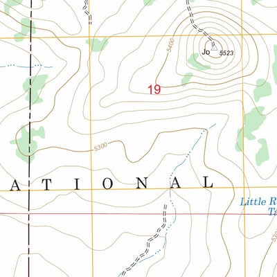 US Forest Service - Topo Ash Fork, AZ FSTopo Legacy digital map