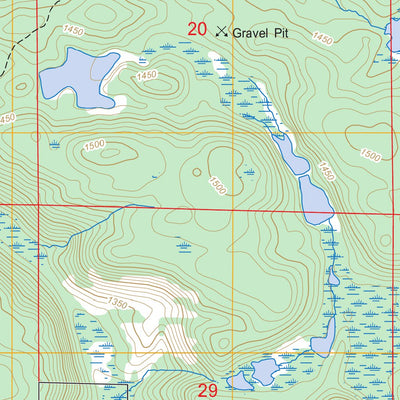 US Forest Service - Topo Ash Lake, MN FSTopo Legacy digital map