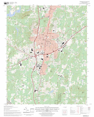 US Forest Service - Topo Asheboro, NC FSTopo Legacy digital map