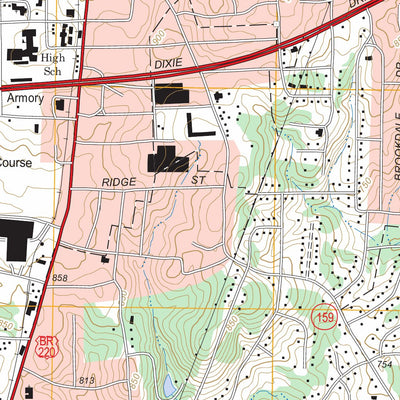 US Forest Service - Topo Asheboro, NC FSTopo Legacy digital map