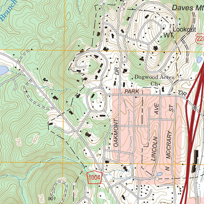 US Forest Service - Topo Asheboro, NC FSTopo Legacy digital map