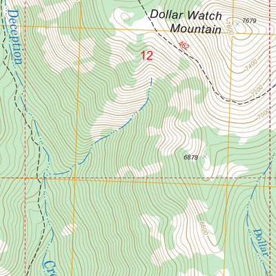 US Forest Service - Topo Ashnola Mountain, WA FSTopo Legacy digital map