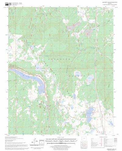 US Forest Service - Topo Ashurst Lake, AZ FSTopo Legacy digital map