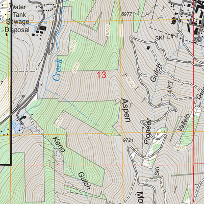 US Forest Service - Topo Aspen, CO FSTopo Legacy digital map