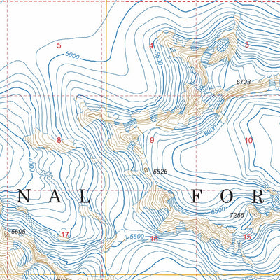 US Forest Service - Topo Atlin A-8, AK FSTopo Legacy digital map