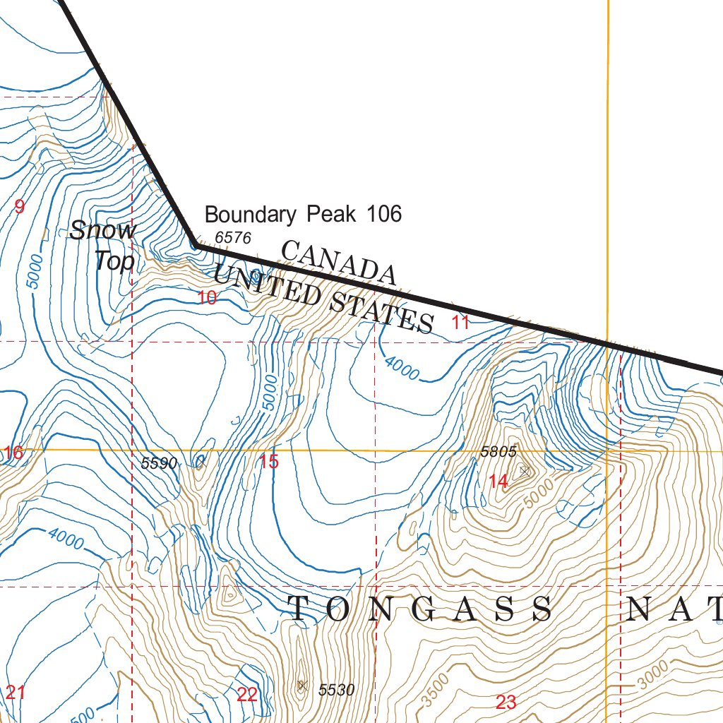 Atlin B-8, AK FSTopo Legacy Map by US Forest Service - Topo | Avenza Maps