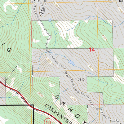 US Forest Service - Topo Auberry, CA FSTopo Legacy digital map