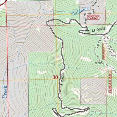 US Forest Service - Topo Auberry, CA FSTopo Legacy digital map