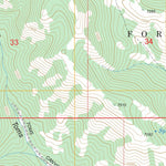 US Forest Service - Topo Auburn, WY - ID FSTopo Legacy digital map