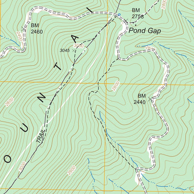 US Forest Service - Topo Augusta Springs, VA FSTopo Legacy digital map