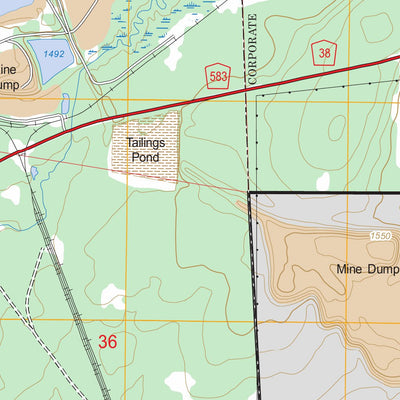 US Forest Service - Topo Aurora, MN FSTopo Legacy digital map