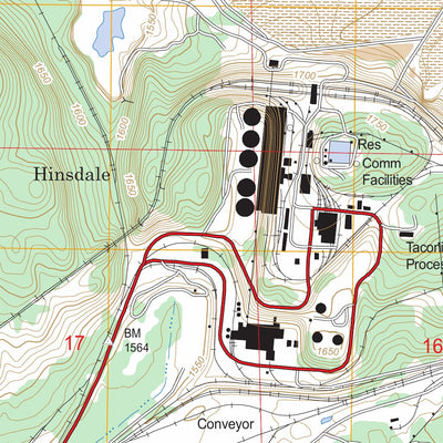 US Forest Service - Topo Aurora, MN FSTopo Legacy digital map