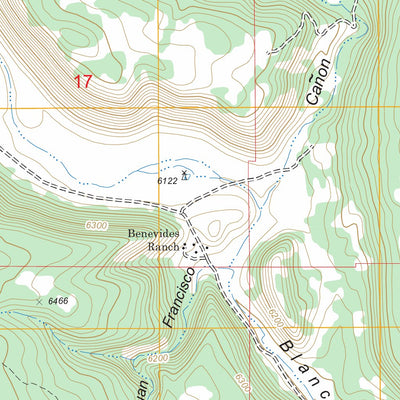 US Forest Service - Topo Aurora, NM FSTopo Legacy digital map