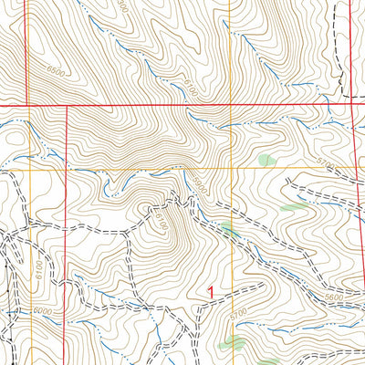 US Forest Service - Topo Aurora, UT FSTopo Legacy digital map