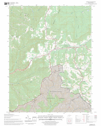 US Forest Service - Topo Aurora, WV FSTopo Legacy digital map