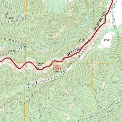 US Forest Service - Topo Aurora, WV FSTopo Legacy digital map