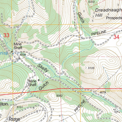 US Forest Service - Topo Austin, MT FSTopo Legacy digital map