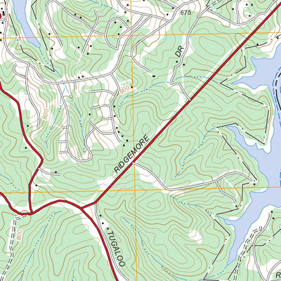 US Forest Service - Topo Avalon, GA - SC FSTopo Legacy digital map