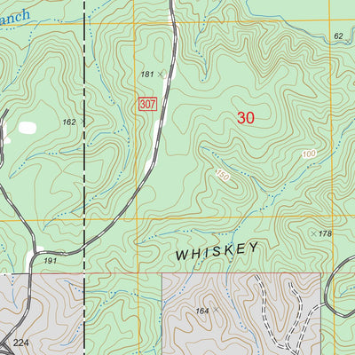US Forest Service - Topo Avent, MS FSTopo Legacy digital map
