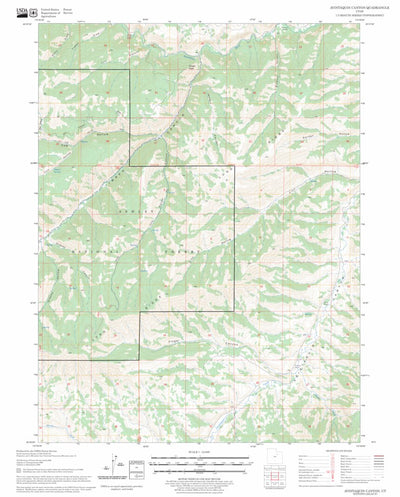 US Forest Service - Topo Avintaquin Canyon, UT FSTopo Legacy digital map