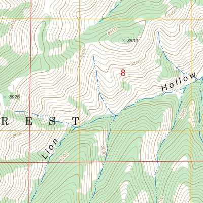 US Forest Service - Topo Avintaquin Canyon, UT FSTopo Legacy digital map